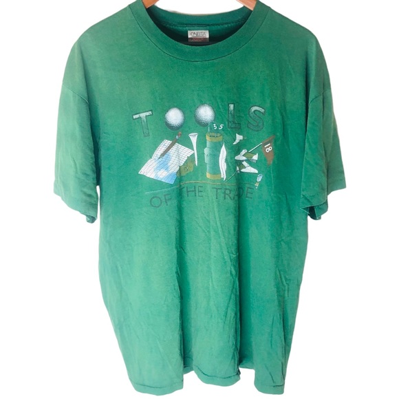 Vintage Other - 1990s Vintage Tools of The Trade Golf T-shirt Size XL